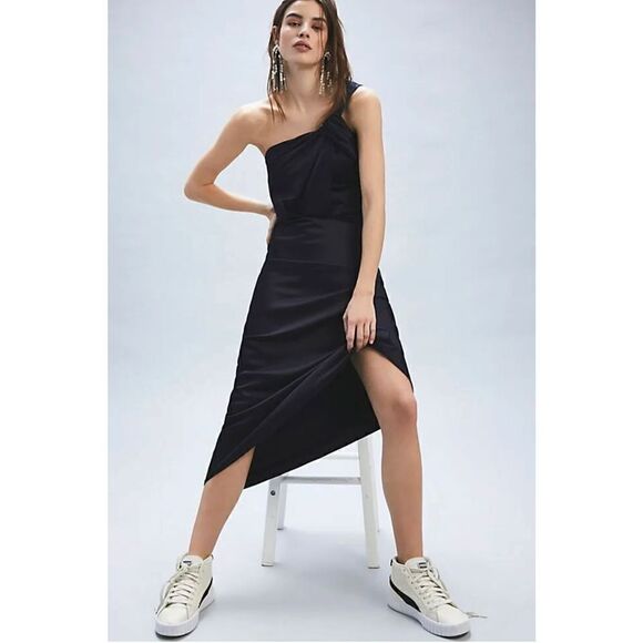 Free People - Significant Other Macy Dress Size 6 dark blue - Picture 1 of 11